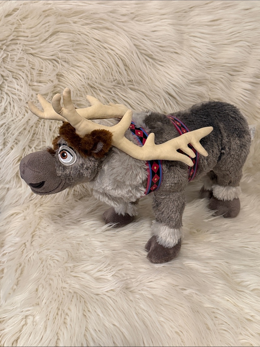 Disney Parks Frozen Sven Reindeer Plush 17” stuffed animal Soft Plushie Toy
